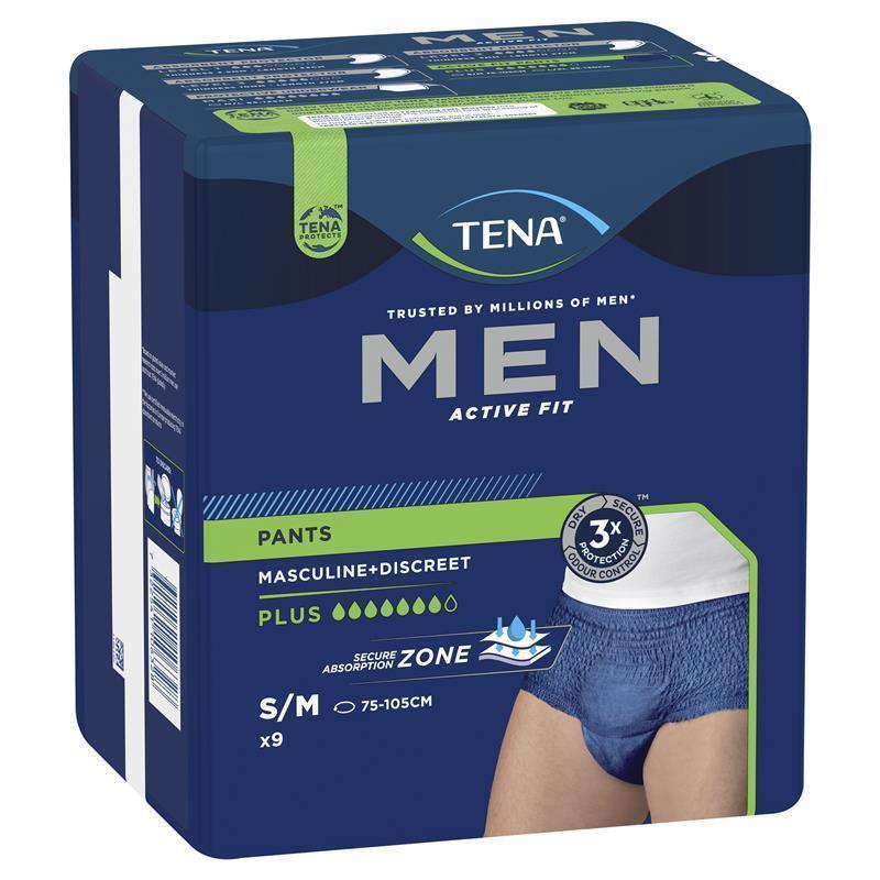 TENA Pant Men Active Fit Plus Medium 9 Pack chính hãng Úc