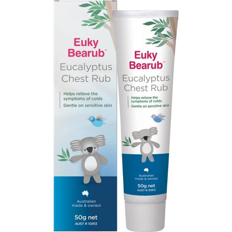 Euky Bearub Eucalyptus Chest Rub 50g chính hãng Úc