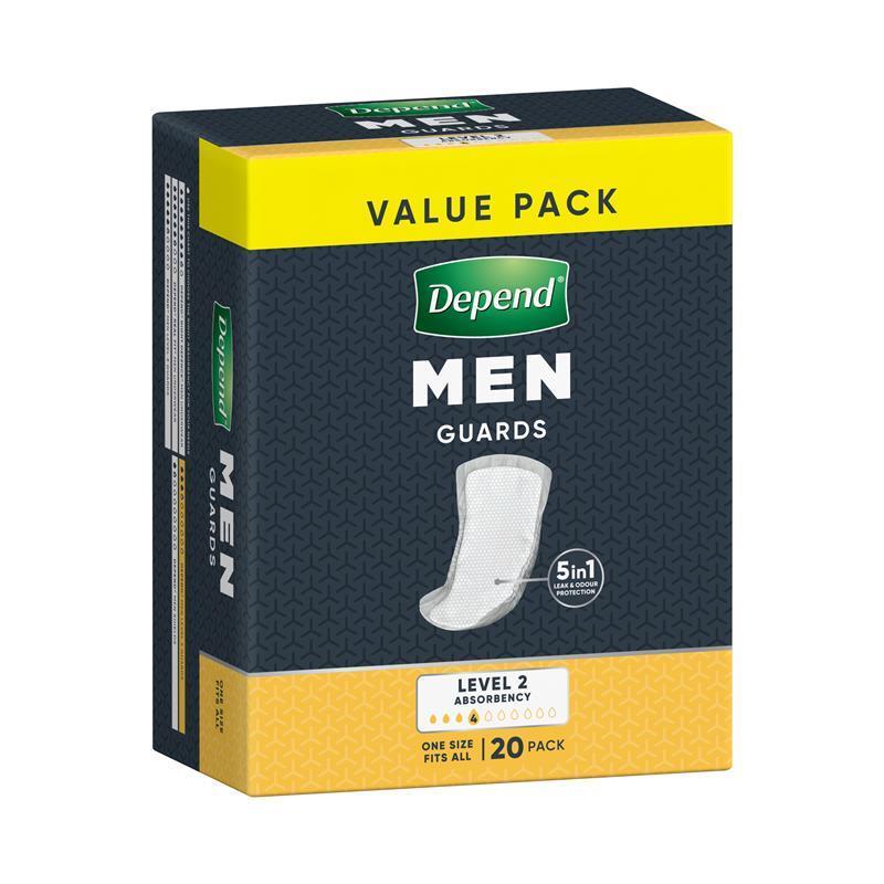 Depend for Men Guards 20 Bulk Pack chính hãng Úc