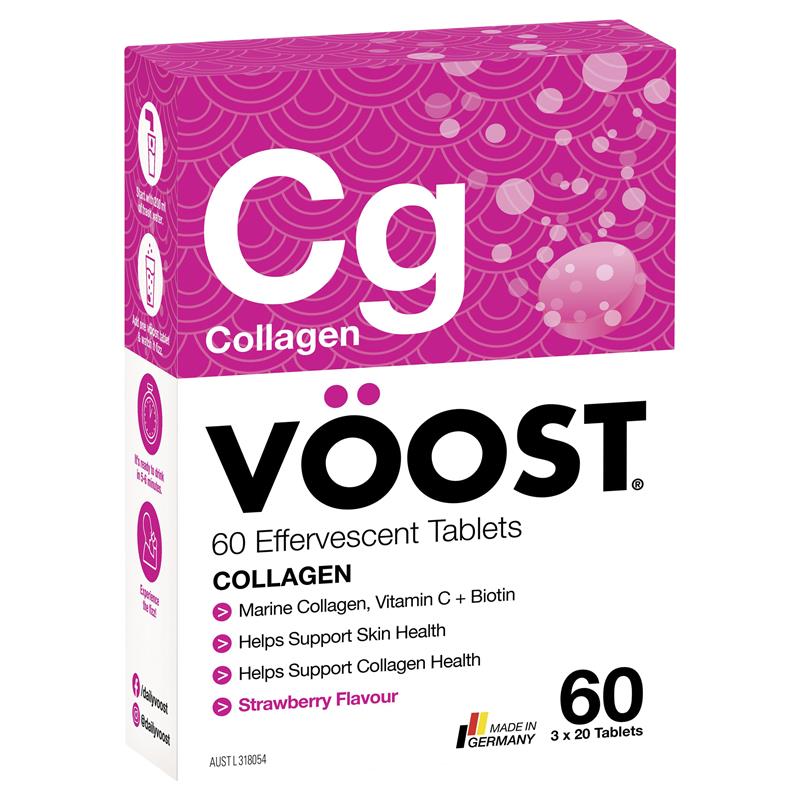 Voost Collagen Effervescent 60 Pack Exclusive Size chính hãng Úc
