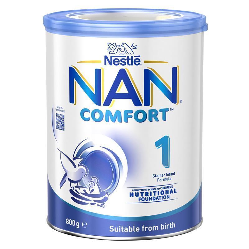 Nestle NAN COMFORT 1 Starter Baby Infant Formula Powder, From Birth – 800g chính hãng Úc
