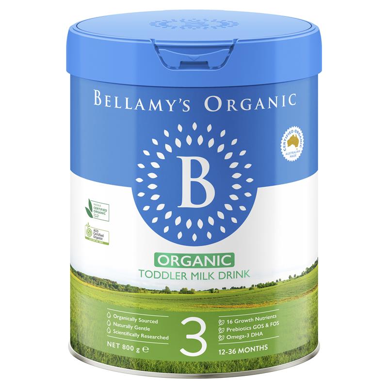 Bellamys Step 3 Toddler Milk Drink 800g chính hãng Úc