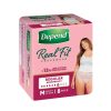 Depend Women Real Fit Underwear Medium 8 Pack chính hãng Úc