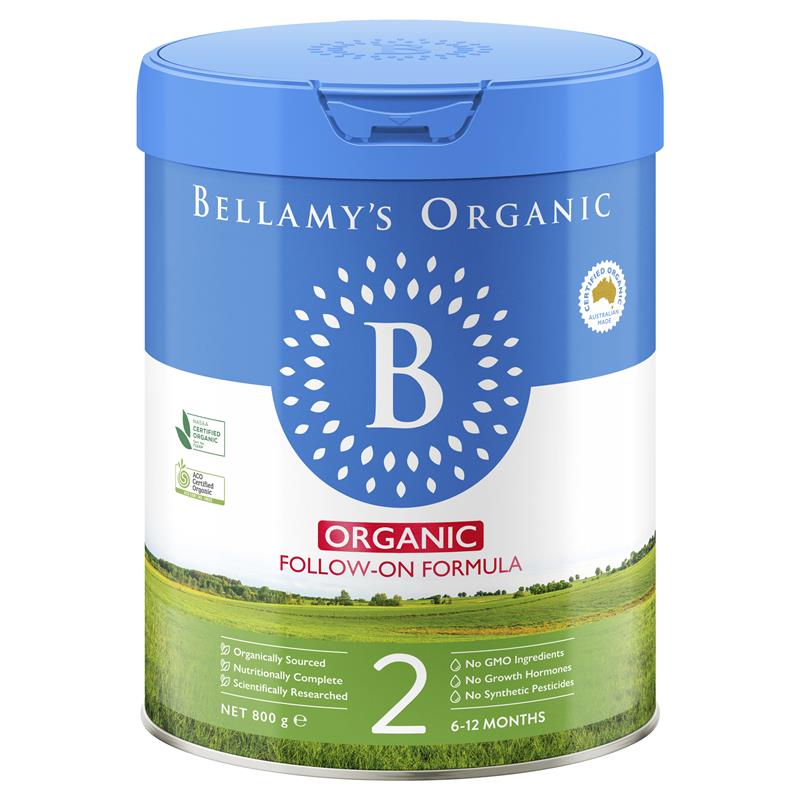 Bellamys Step 2 Follow-On Formula 800g chính hãng Úc