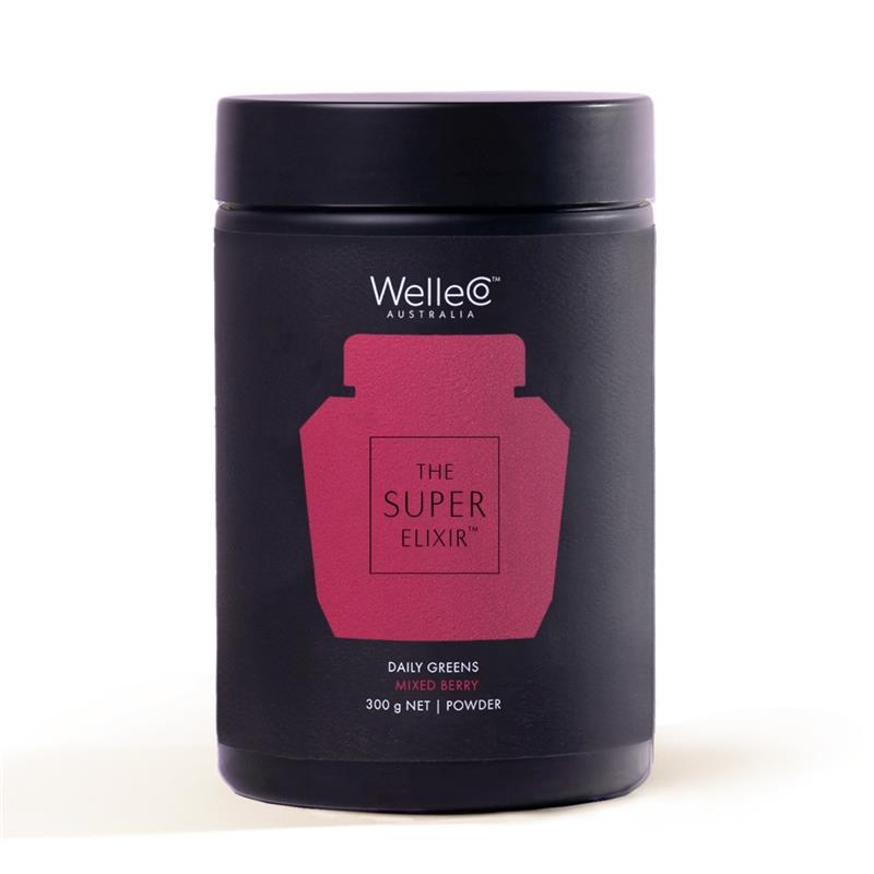 WelleCo The Super Elixir Mixed Berry 300g Jar Exclusive chính hãng Úc