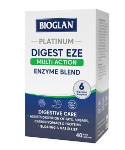 Bioglan Platinum Digest Eze Multi Action 40 Capsules chính hãng Úc