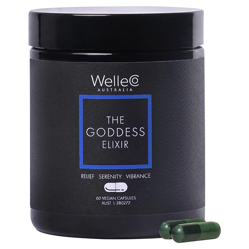 WelleCo The Goddess Elixir 60 Capsules chính hãng Úc