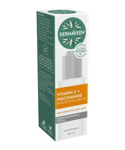 DermaVeen Face Vitamin C + Niacinamide Brightening Serum 30ml chính hãng Úc
