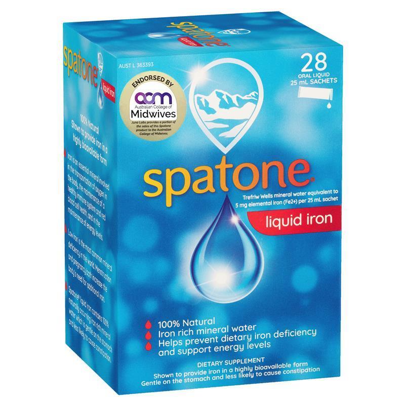 Spatone Iron Supplement 28 Sachets chính hãng Úc