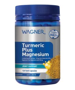 Wagner Turmeric + Magnesium 120 Capsules chính hãng Úc