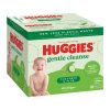 Huggies Thick Baby Wipes Cucumber & Aloe 400 Pack chính hãng Úc