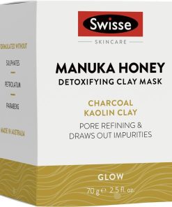 Swisse Skincare Manuka Honey Detoxifying Facial Clay Mask 70g chính hãng Úc