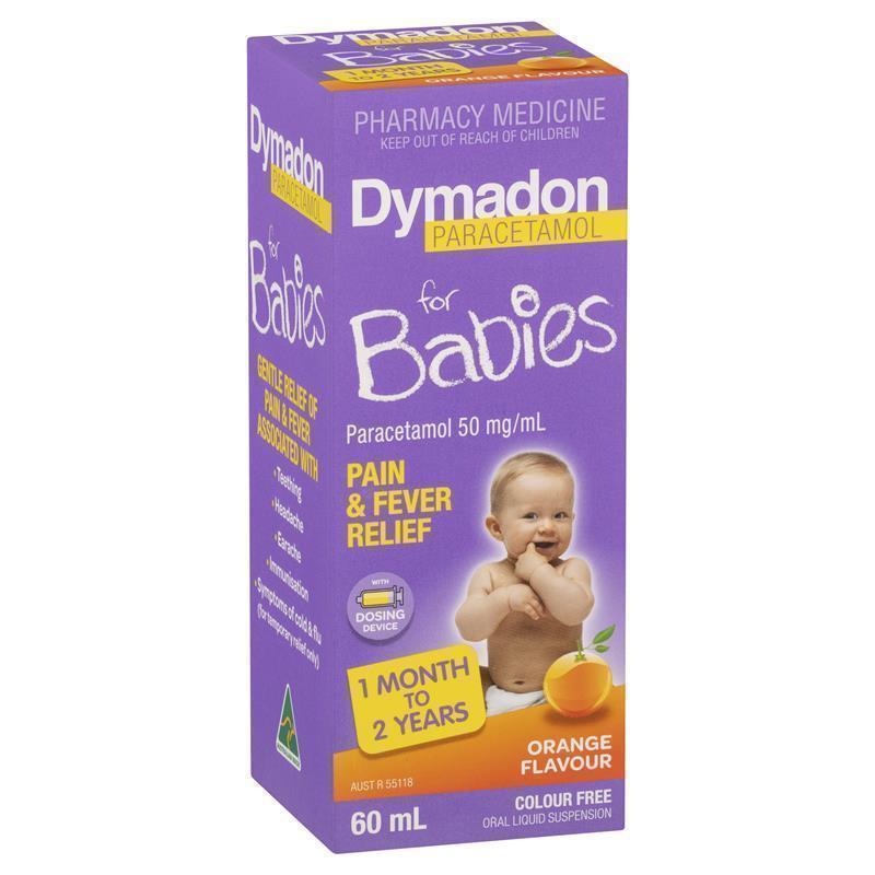 Dymadon for Babies Orange 1 month - 2 years 60mL chính hãng Úc