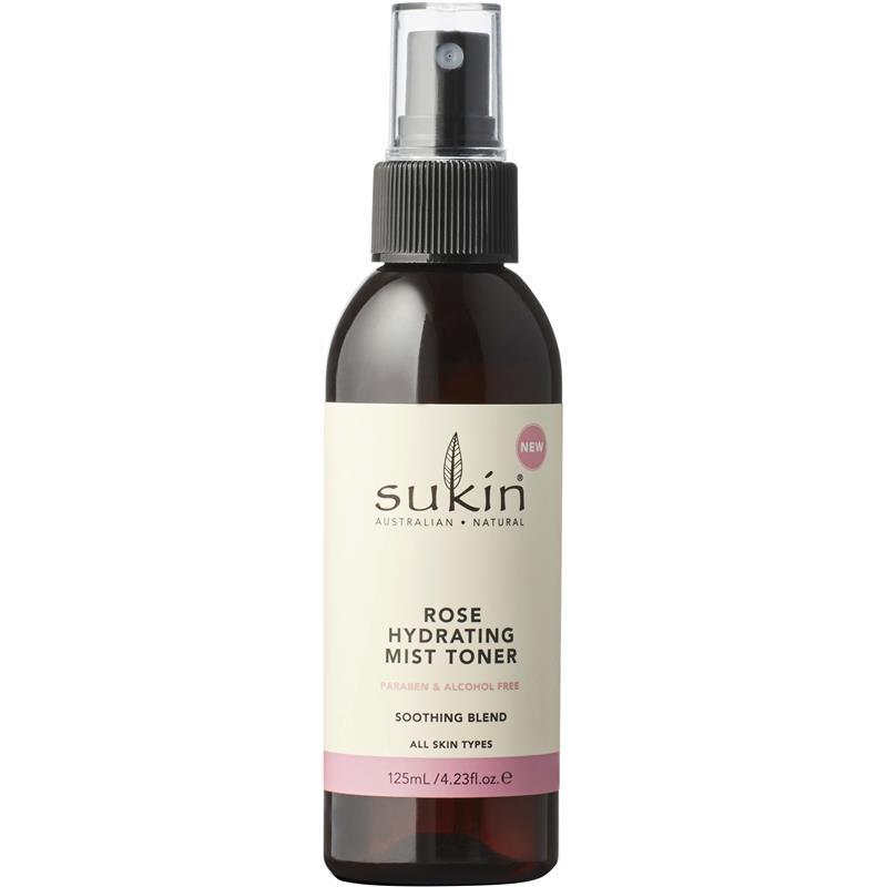 Sukin Rose Hydrating Mist Toner 125ml chính hãng Úc