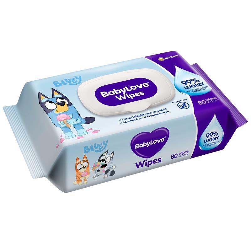 Babylove Water Wipes 80 Pack chính hãng Úc