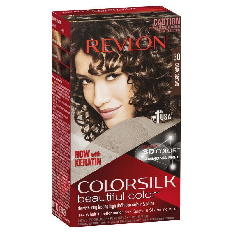 Revlon ColorSilk 30 Dark Brown chính hãng Úc
