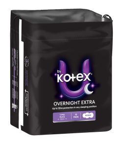 U by Kotex Extra Overnight Pads Wing 10 Pack chính hãng Úc