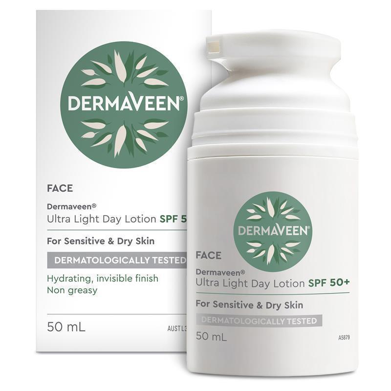Dermaveen Face Ultralight Day Lotion SPF 50+ 50ml chính hãng Úc