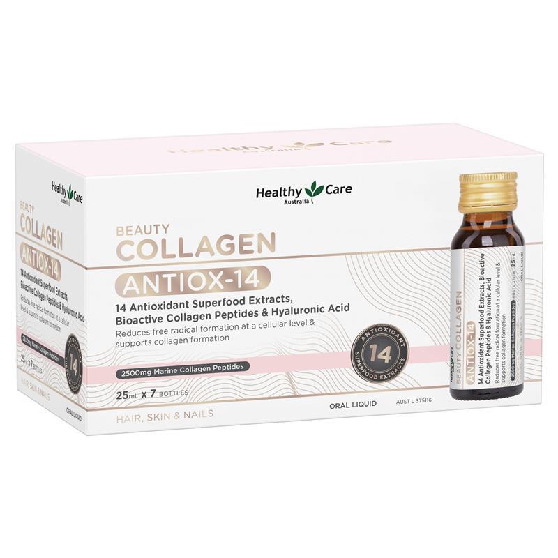 Healthy Care Beauty Antiox-14 25ml x 7 Bottles chính hãng Úc