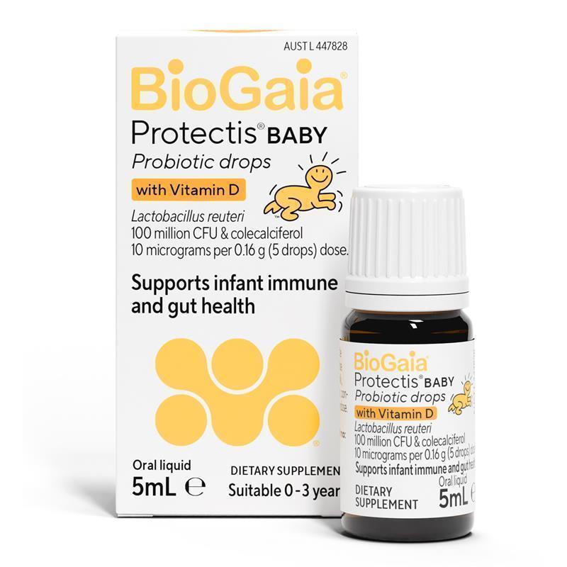 BioGaia Protectis Baby Probiotic Drops with Vitamin D 5ml chính hãng Úc