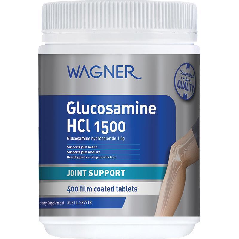 Wagner Glucosamine HCL 1500 400 Tablets chính hãng Úc