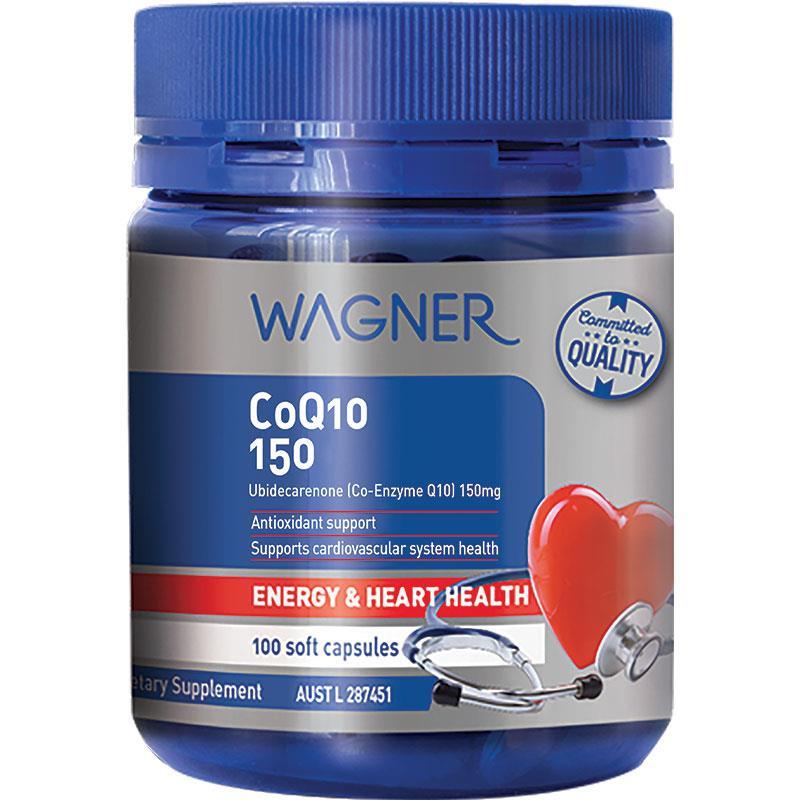 Wagner Coq10 150mg 100 Capsules chính hãng Úc