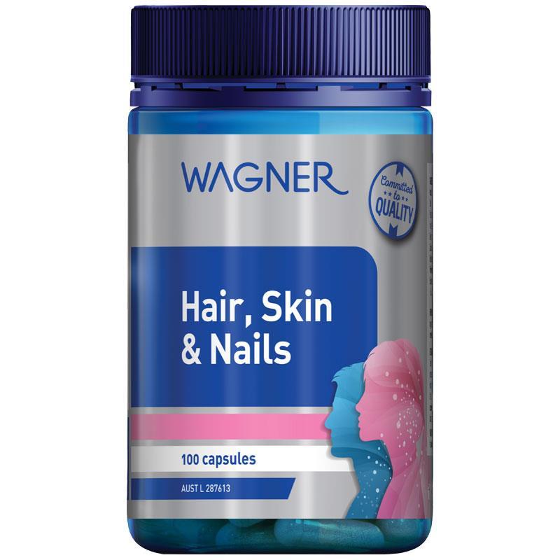Wagner Hair Skin & Nails 100 Capsules chính hãng Úc