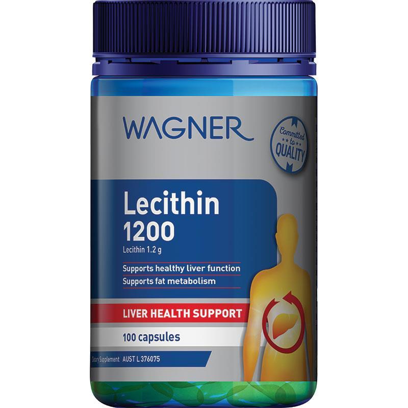 Wagner Lecithin 1200 100 Capsules chính hãng Úc