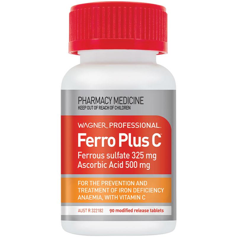 Wagner Professional Ferro Plus C 90 Modified Release Tablets chính hãng Úc