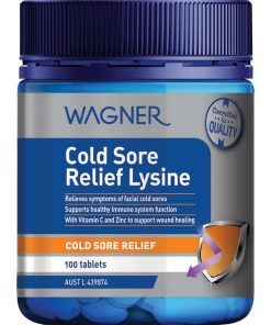 Wagner Cold Sore Relief Lysine 100 Tablets chính hãng Úc