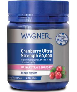 Wagner Cranberry Ultra Strength 60000mg 60 Capsules chính hãng Úc