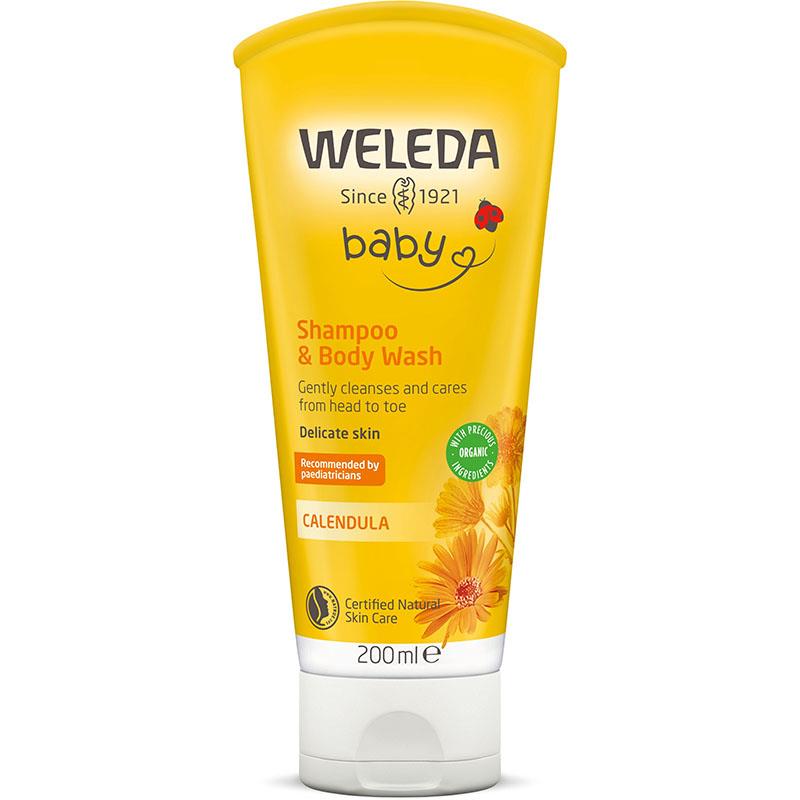 Weleda Calendula Shampoo & Body Wash 200ml chính hãng Úc