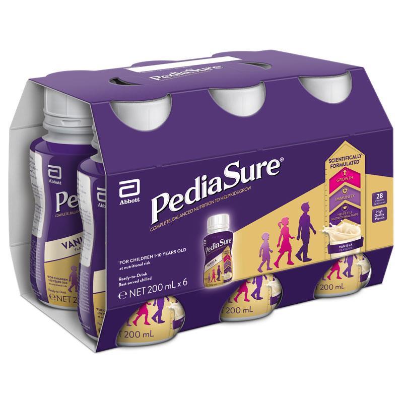 PediaSure Vanilla Liquid Multipack 6 x 200ml chính hãng Úc