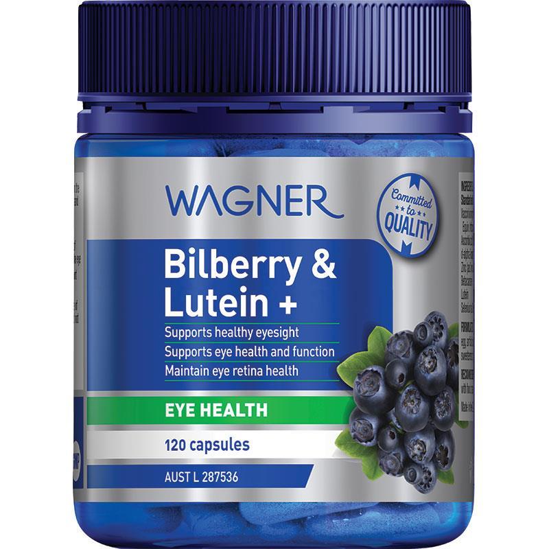 Wagner Bilberry & Lutein+ 120 Capsules chính hãng Úc