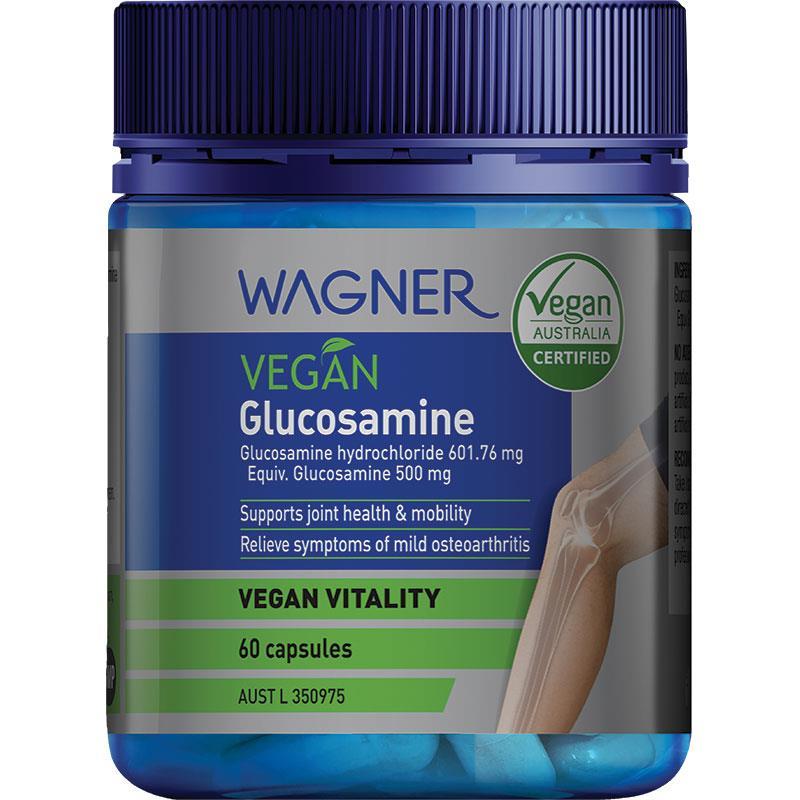 Wagner Vegan Glucosamine 60 Capsules chính hãng Úc