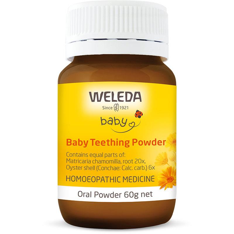 Weleda Baby Teething Powder Oral Powder 60g chính hãng Úc
