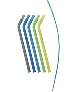 B.Box Silicone Straws Pool Party 5 Pack chính hãng Úc