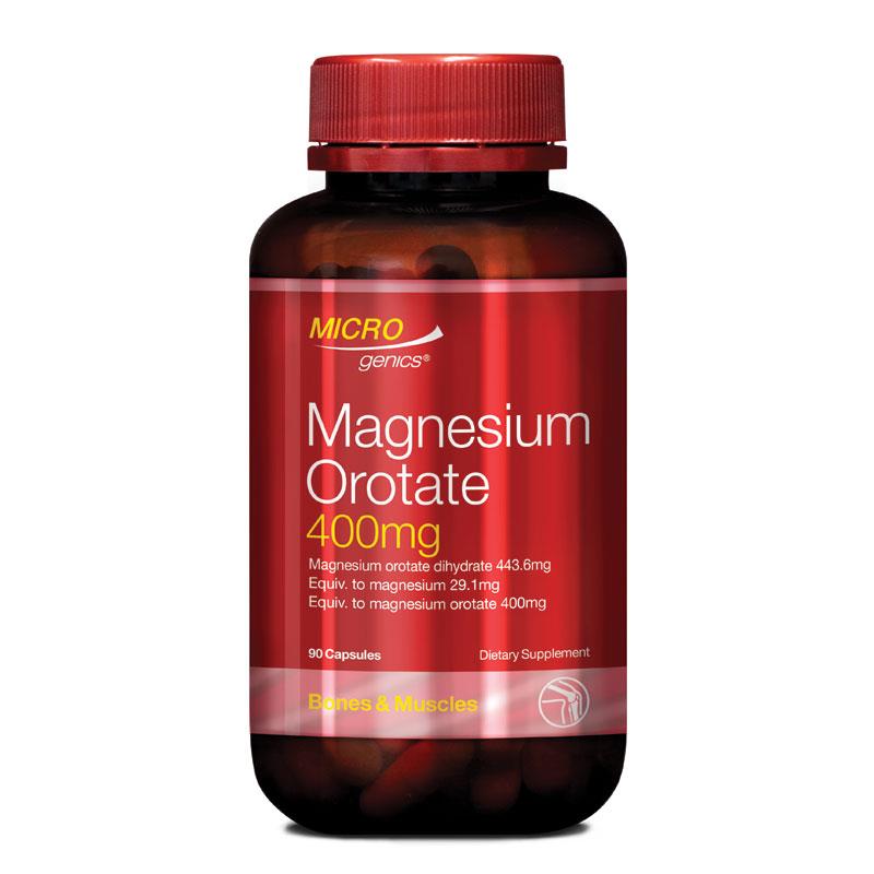 Microgenics Magnesium Orotate 400mg 90 Capsules chính hãng Úc