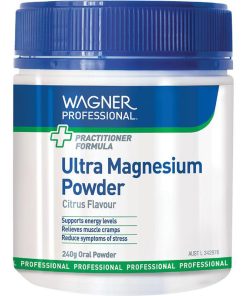 Wagner Professional Ultra Magnesium Citrus 240g Powder chính hãng Úc