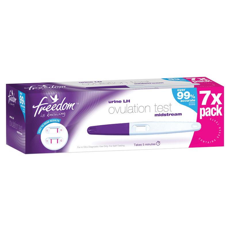 Freedom Ovulation Test LH Midstream 7 Pack chính hãng Úc