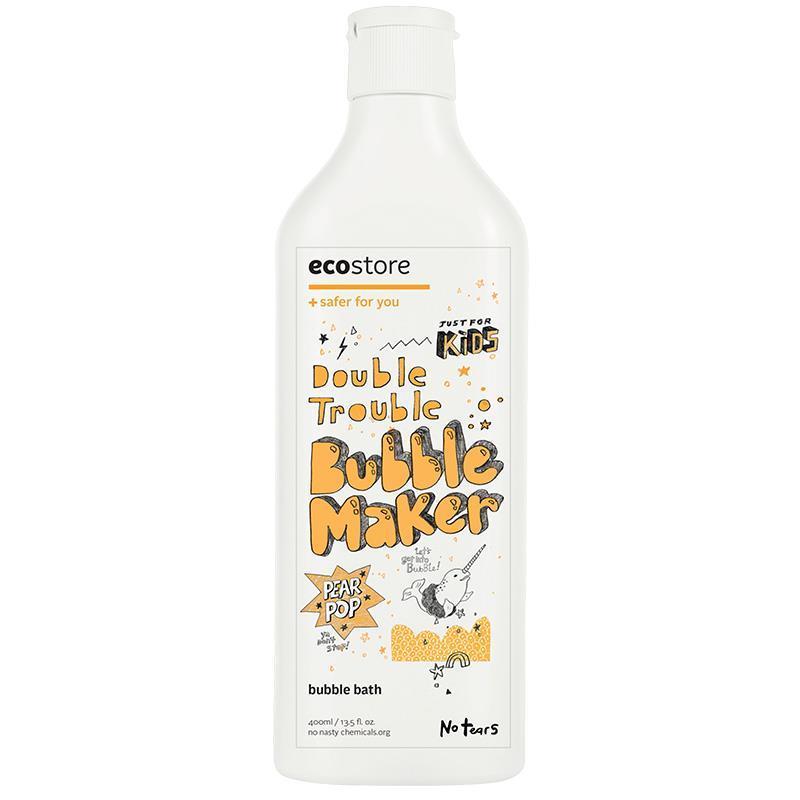 Ecostore Kids Double Trouble Bubble Maker Pear Pop 400ml chính hãng Úc