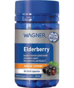 Wagner Elderberry 60 Capsules chính hãng Úc