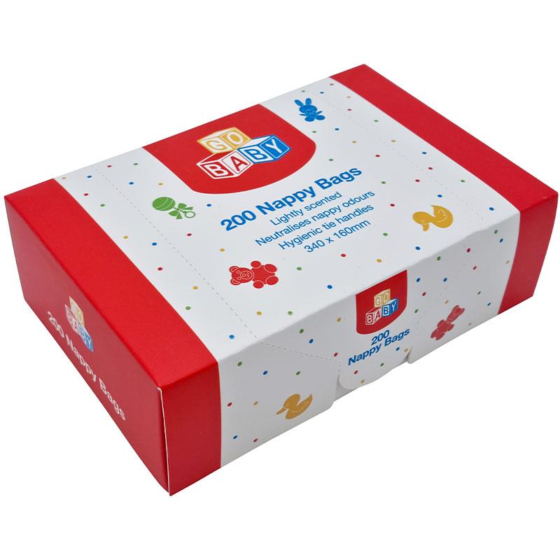Go Baby Nappy Bags 200 Pack chính hãng Úc