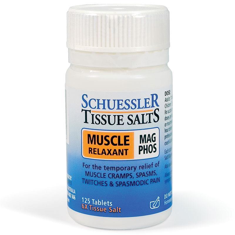 Tissue Salts Mag Phos Muscle Relaxant 125 Tablets chính hãng Úc