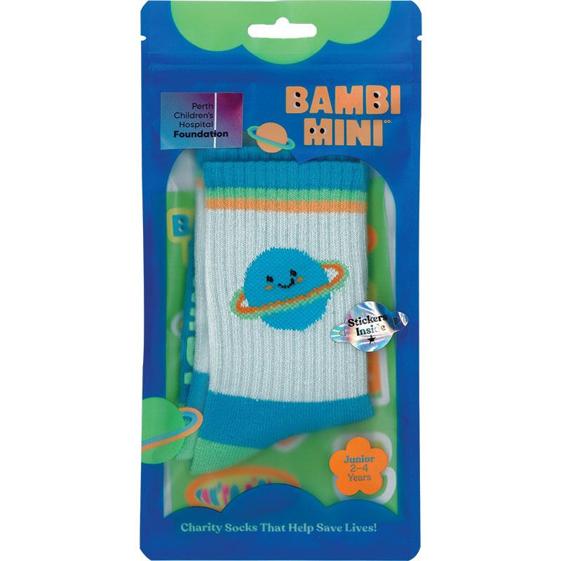 Bambi Mini Co. x Charity Socks Dreams Planet (Junior 2-4yrs) 2025 chính hãng Úc