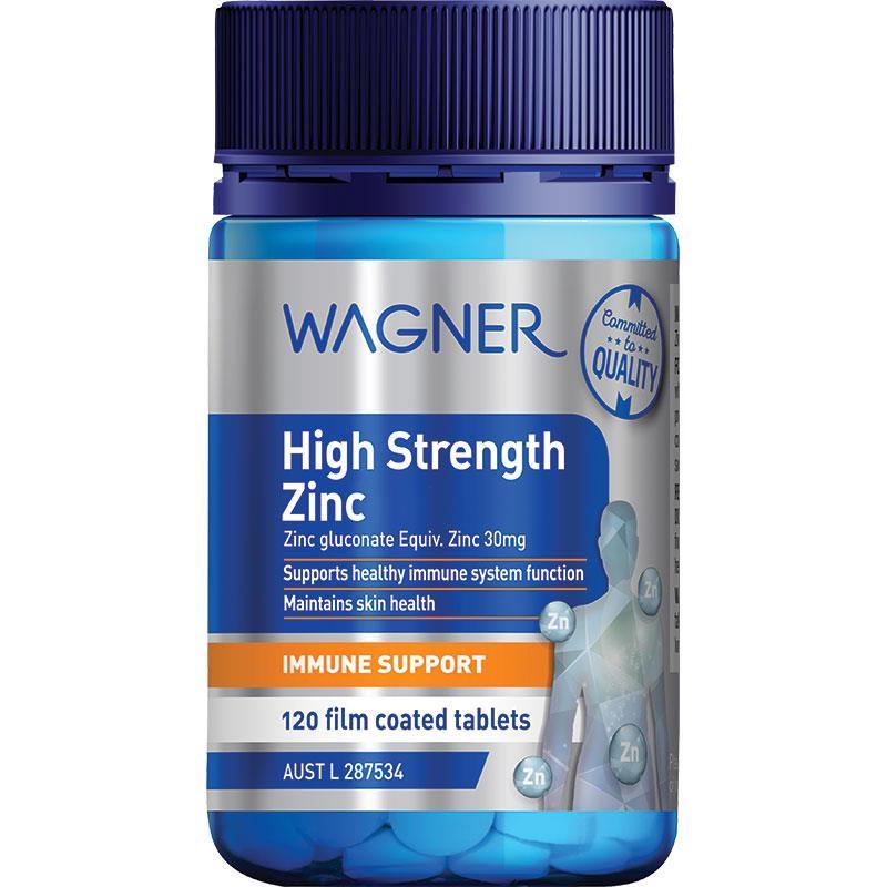 Wagner High Strength Zinc 120 Tablets chính hãng Úc