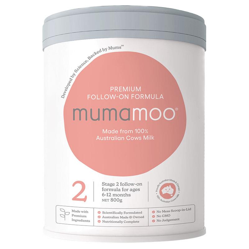 Mumamoo Stage 2 Premium Follow On Formula 6-12 Months 800g chính hãng Úc