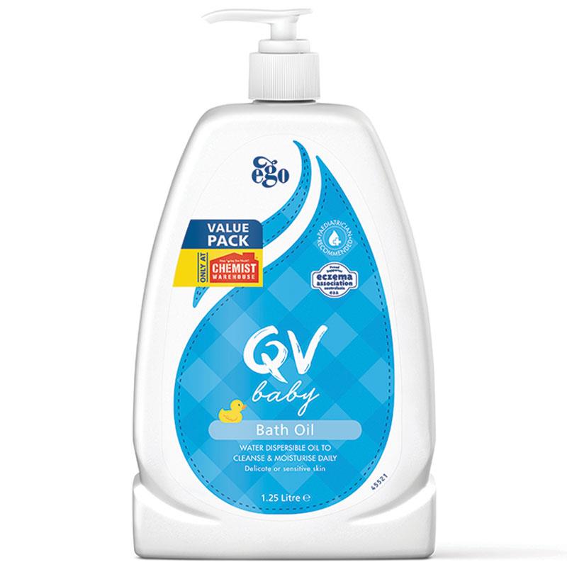 Ego QV Baby Bath Oil 1.25L Exclusive Size chính hãng Úc