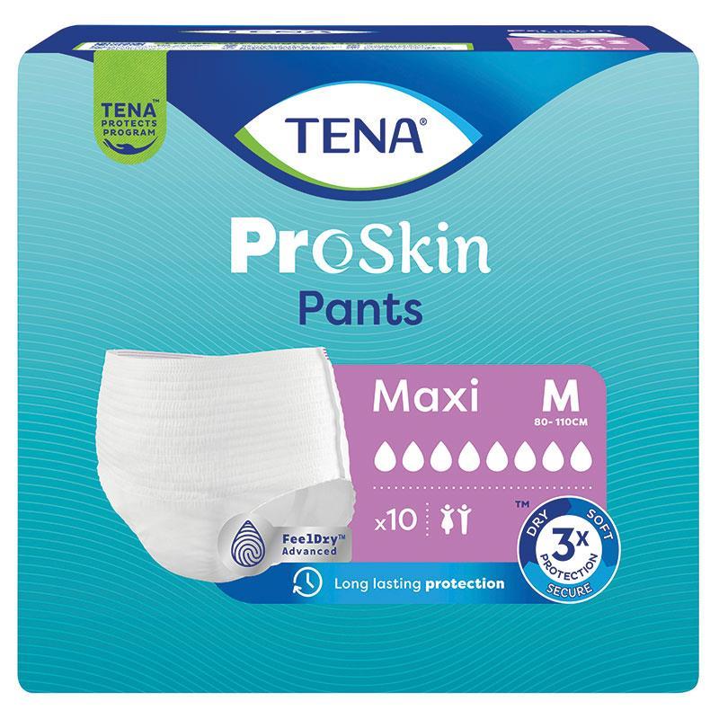 TENA Pant Proskin Maxi Medium 10 Pack chính hãng Úc