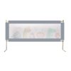 BoPeep Kids Baby Safety Bed Rail Guard Adjustable Folding Child Toddler Grey Small chính hãng Úc